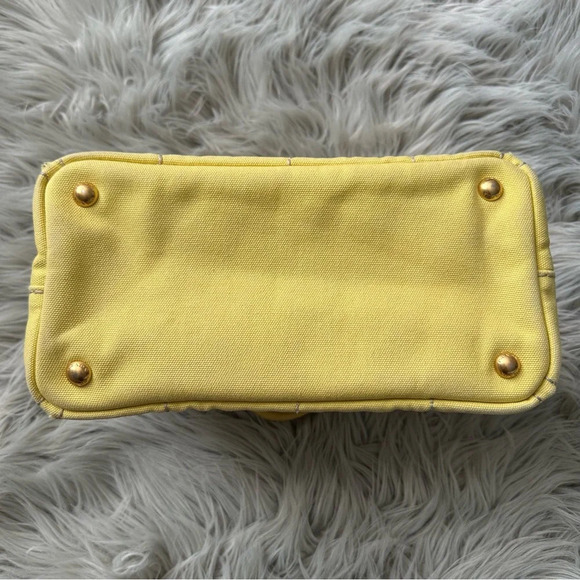 PRADA Canapa Canvas Small Tote - Picture 4 of 14